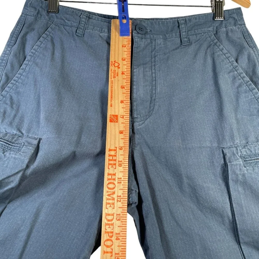 Nike Shorts Mens 30 Blue Ripstop Cargo Pockets Hiking Outdoor Utility 9